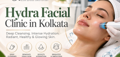Hydra Facial treatment at DGDERMA clinic in Kolkata