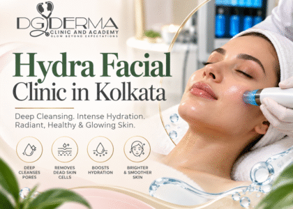 Hydra Facial treatment at DGDERMA clinic in Kolkata